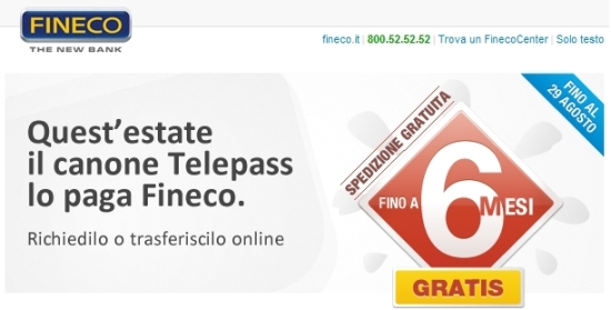 telepass fineco