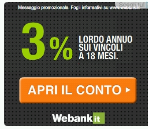 tasso interesse webank